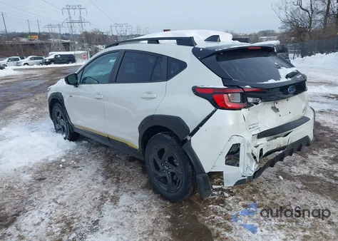 2024 Subaru Crosstrek Sport из США, поврежденный, VIN 4S4GUHF69R3729375